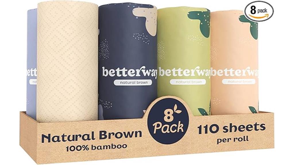 eco friendly brown bamboo towels