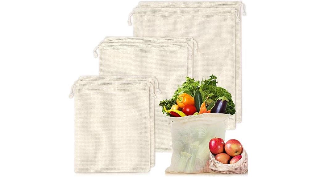 eco friendly cotton mesh bags