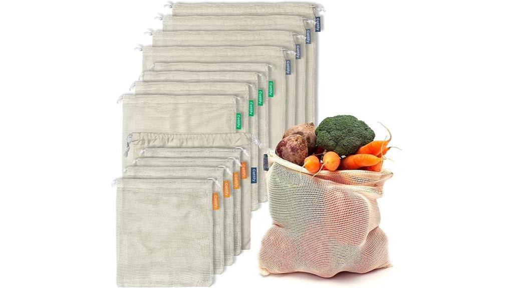 eco friendly cotton mesh bags