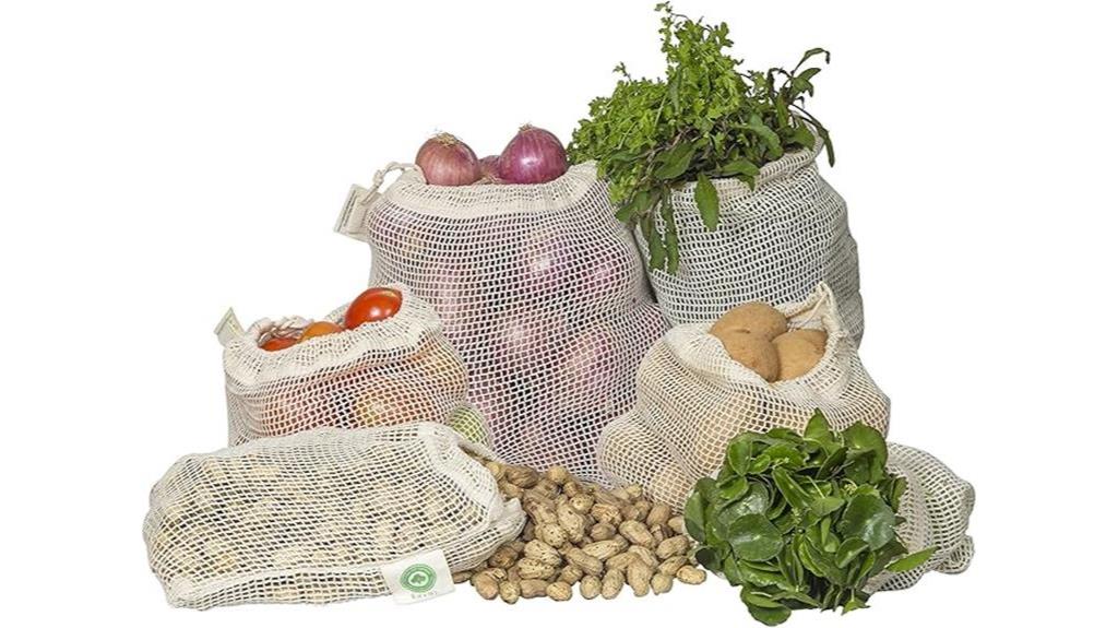 eco friendly cotton produce bags