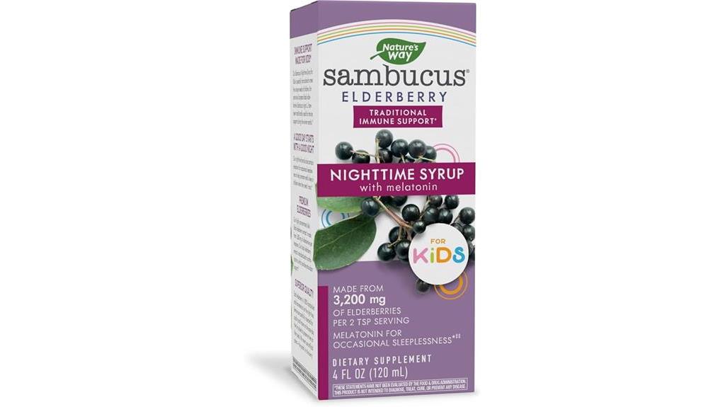 elderberry nighttime syrup kids