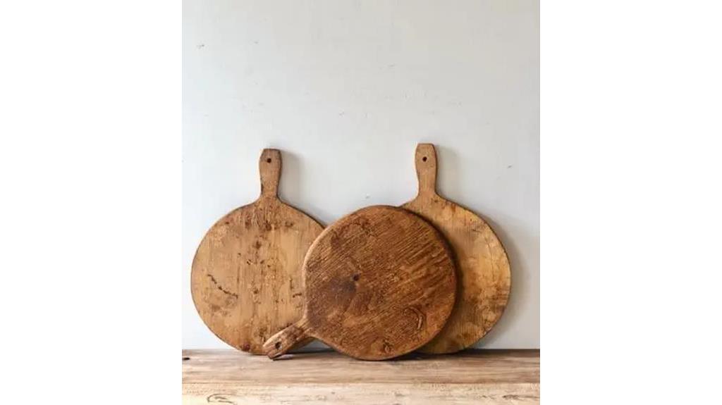 french inspired circular bread board