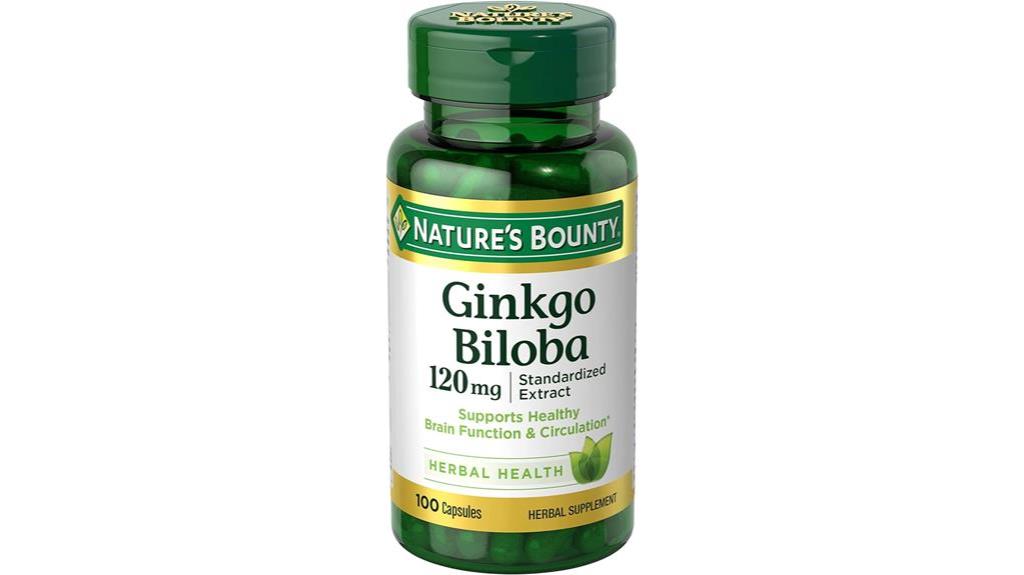 ginkgo biloba memory support