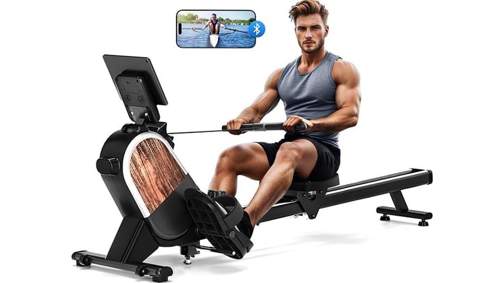 home magnetic rowing machine