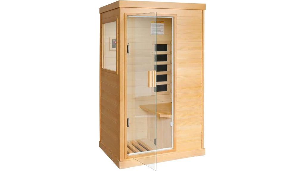 indoor canadian hemlock sauna