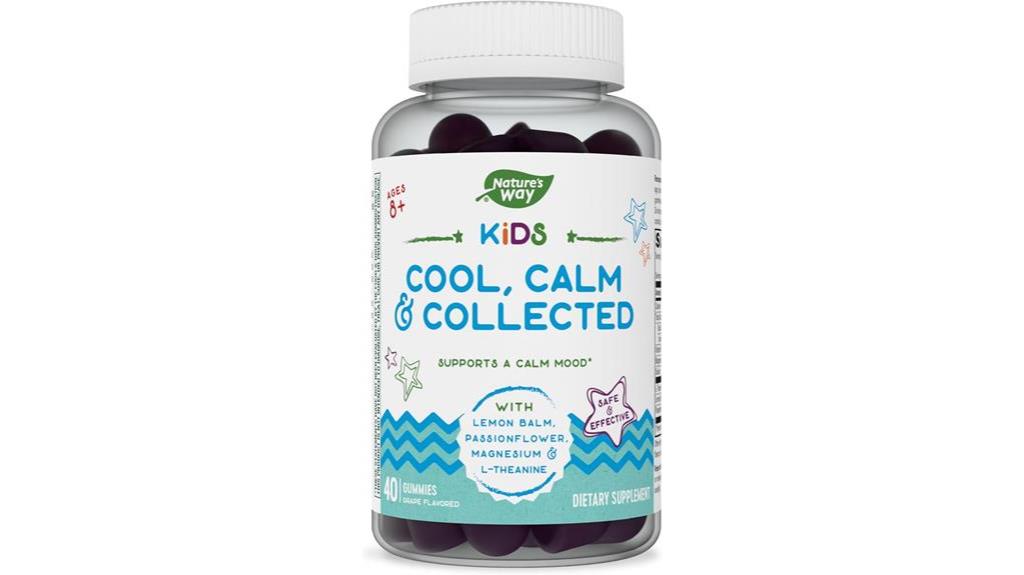 kids calming grape gummies