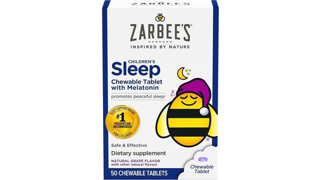 kids melatonin chewable tablets