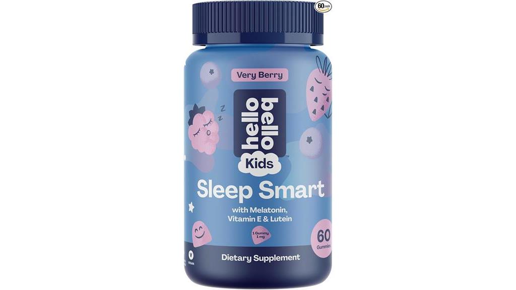 kids melatonin gummies very berry