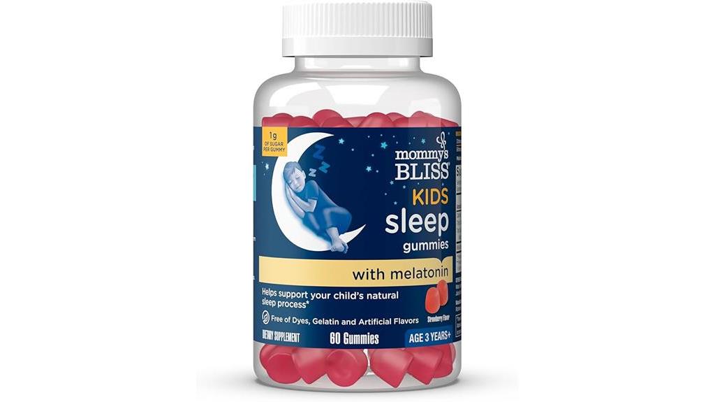 kids sleep gummies melatonin strawberry