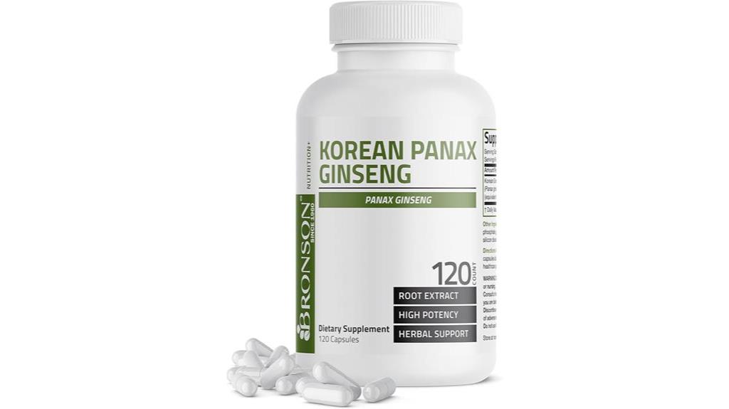 korean ginseng for energy