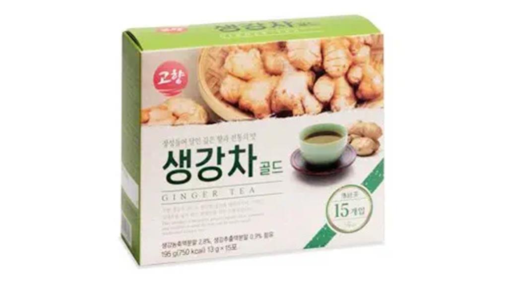 korean homemade ginger tea