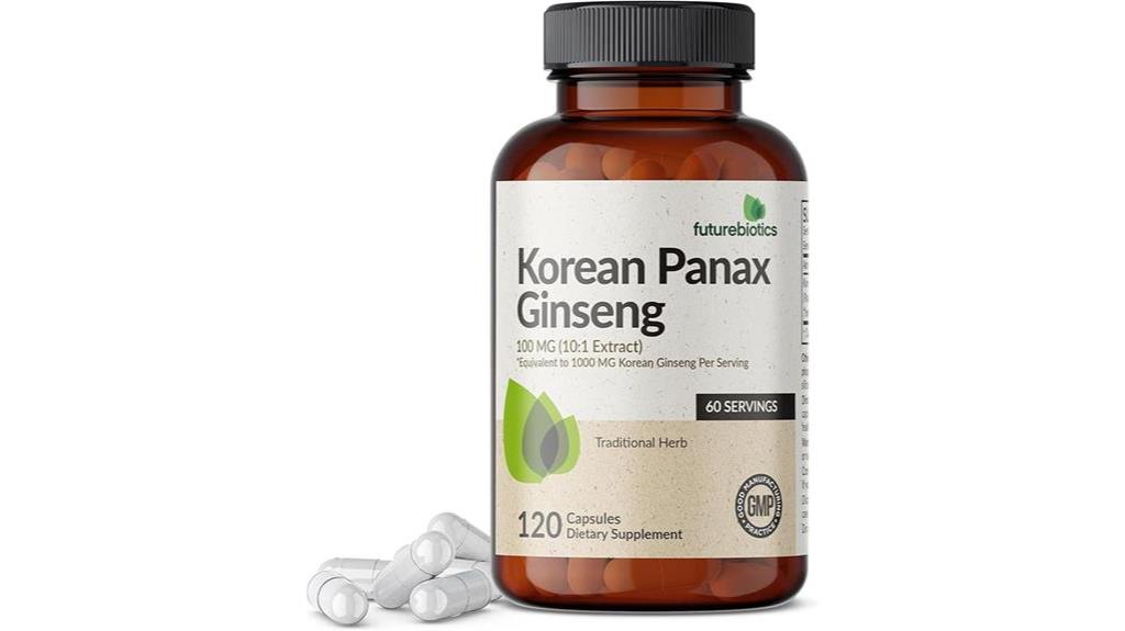 korean panax ginseng supplement