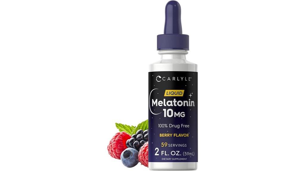 melatonin liquid drops supplement