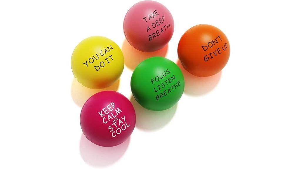 motivational stress balls set