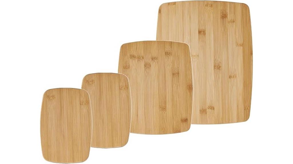 multi functional bamboo cutting board