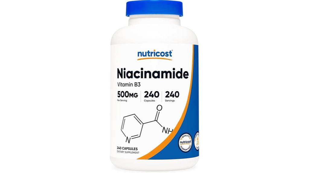 niacinamide supplement 240 capsules