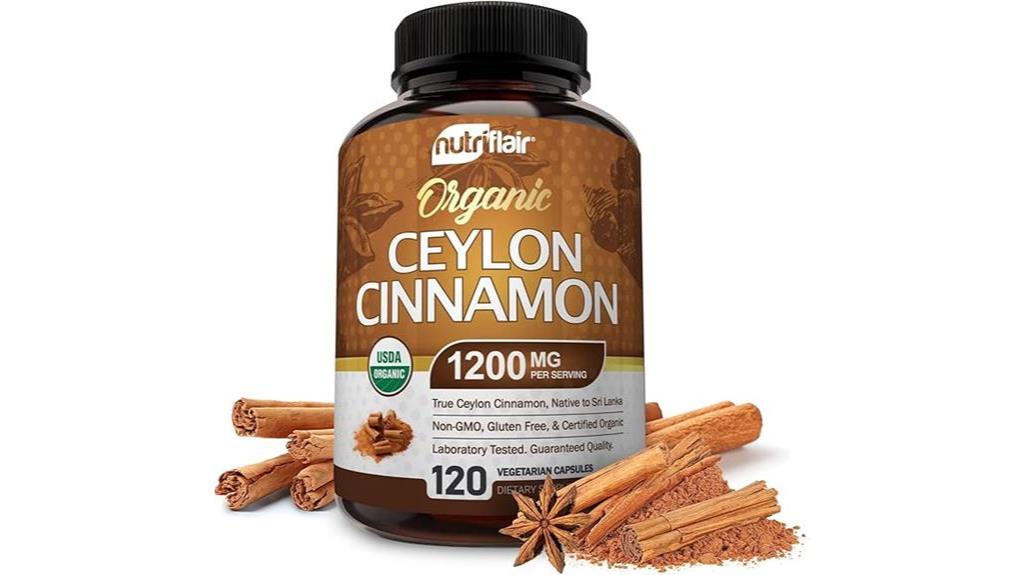 organic ceylon cinnamon supplement