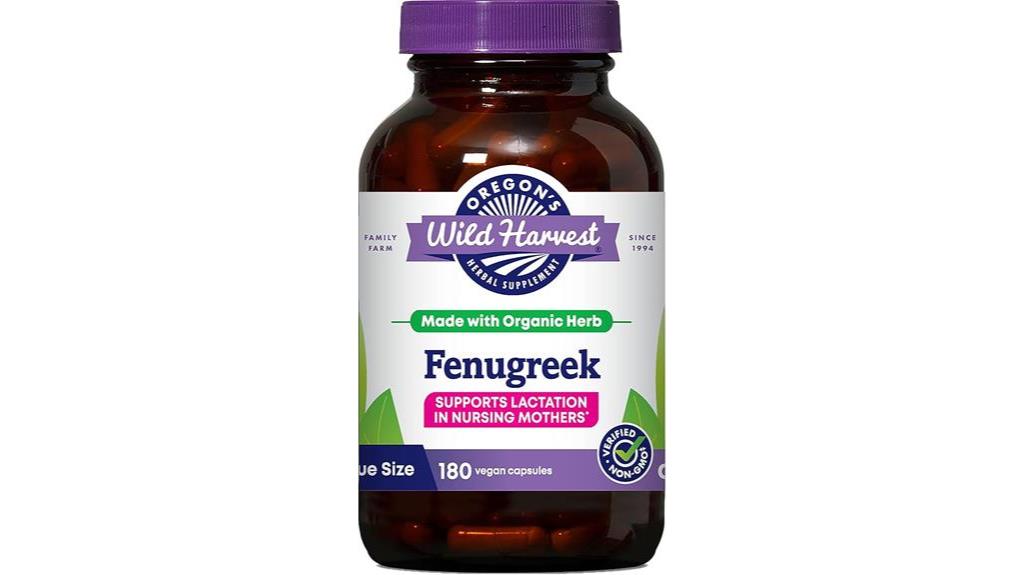 organic fenugreek capsules oregon