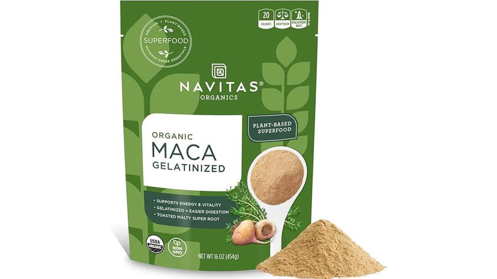 organic gelatinized maca powder