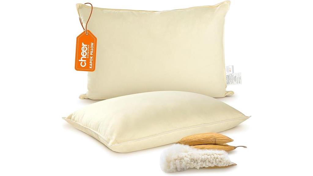 organic kapok bed pillows