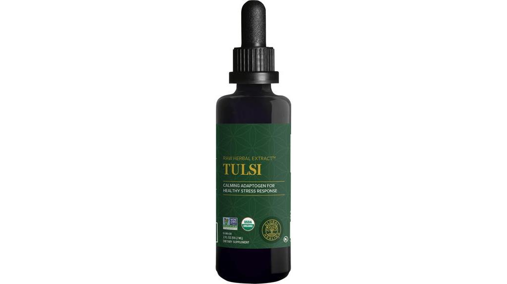 organic tulsi liquid supplement