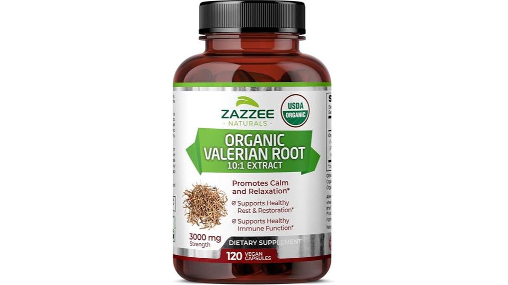 organic valerian root capsules