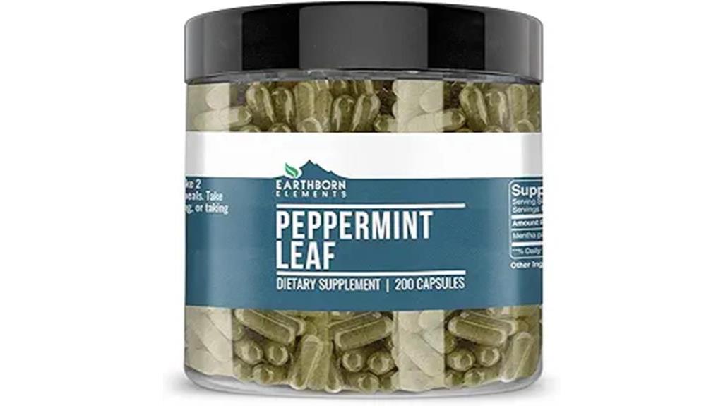 peppermint leaf capsules 200