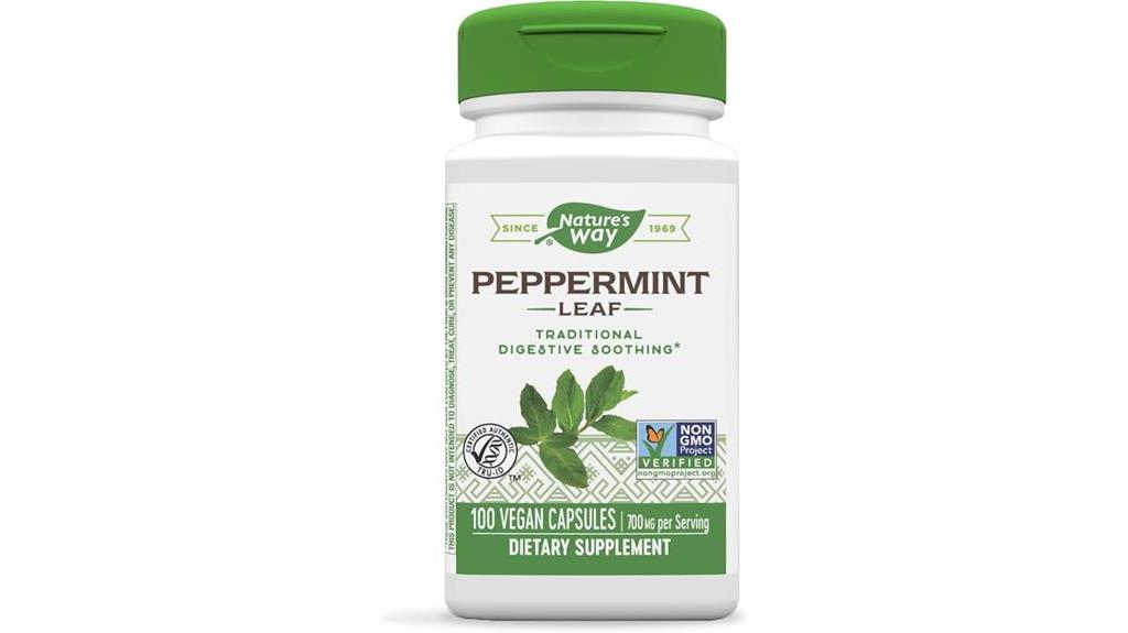 peppermint leaf capsules 700mg