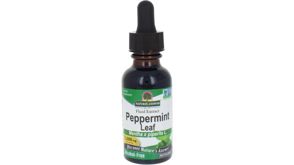 peppermint leaf herbal supplement