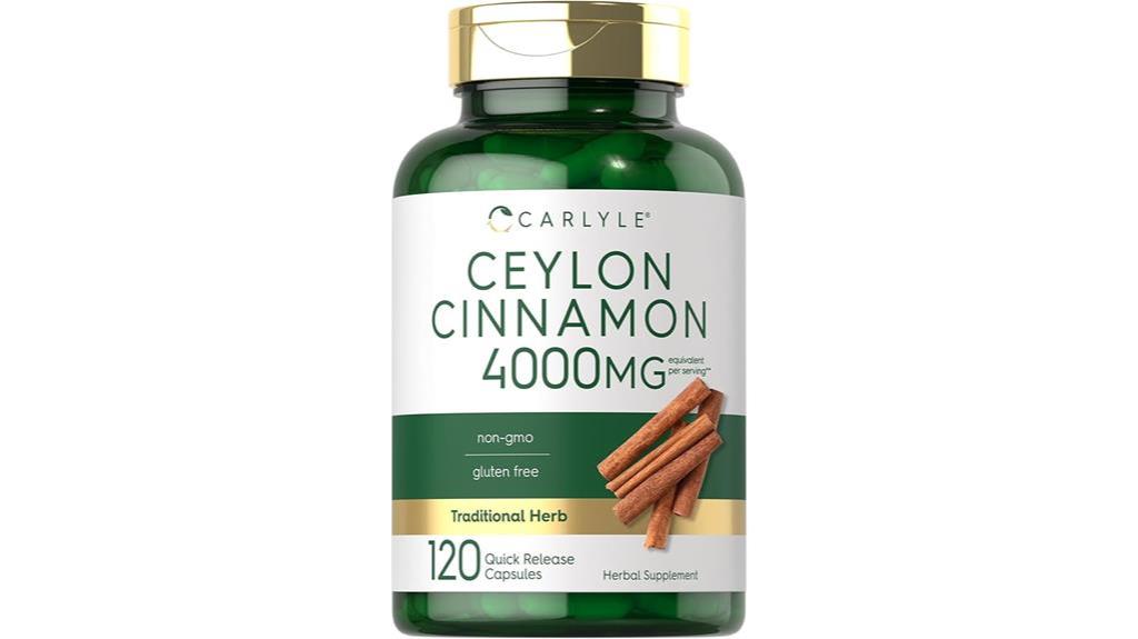 potent cinnamon supplement capsules