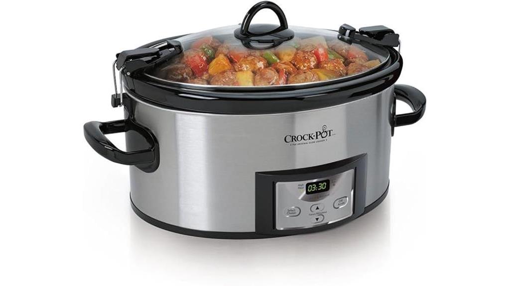 programmable 6 quart crock pot