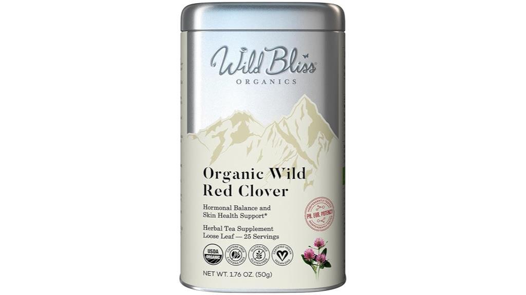 red clover tea caffeine free herbal