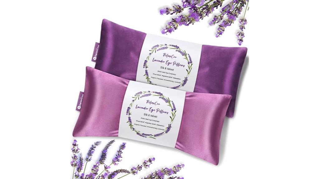 relax with lavender pillow