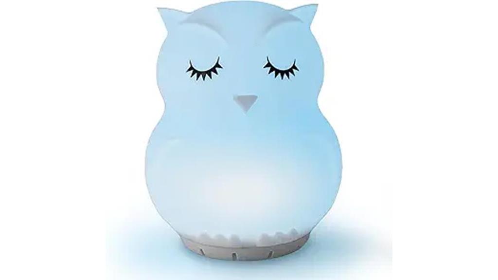 relaxing owl night light