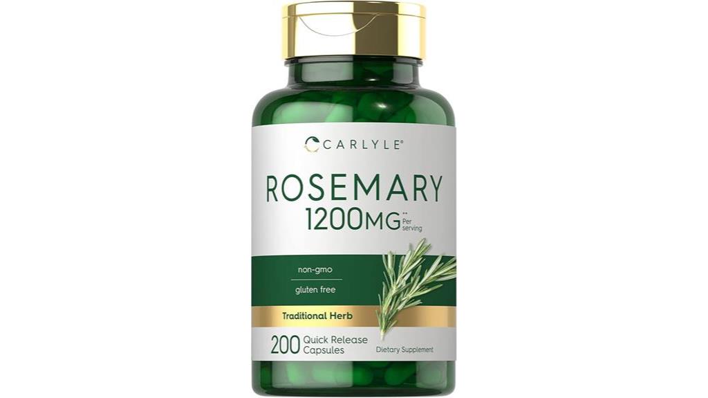 rosemary capsules 200 count