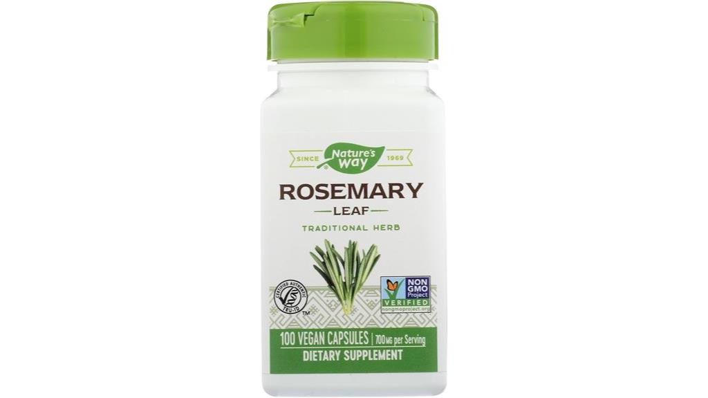 rosemary leaves capsules 100ct