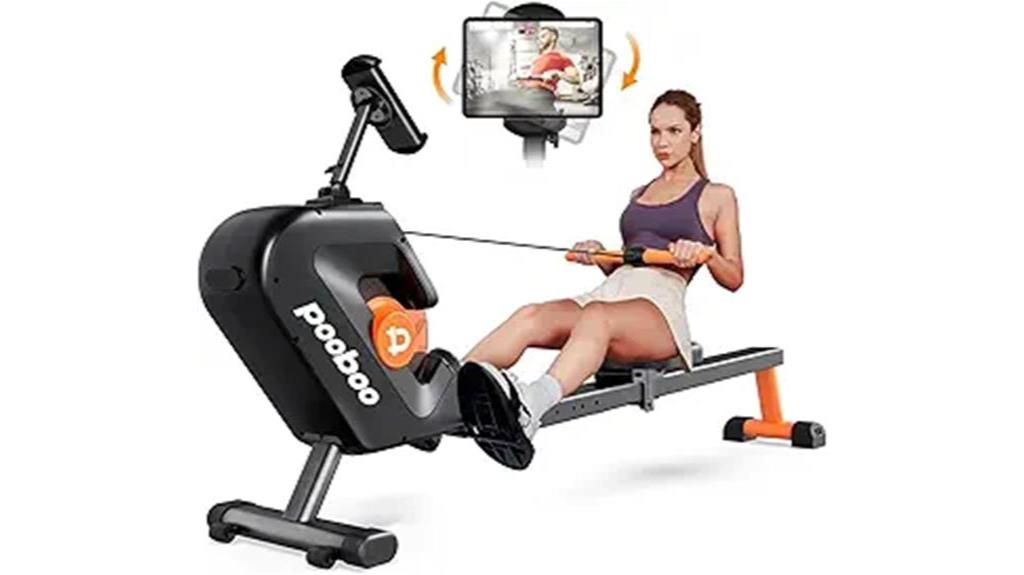 rowing machine with technology