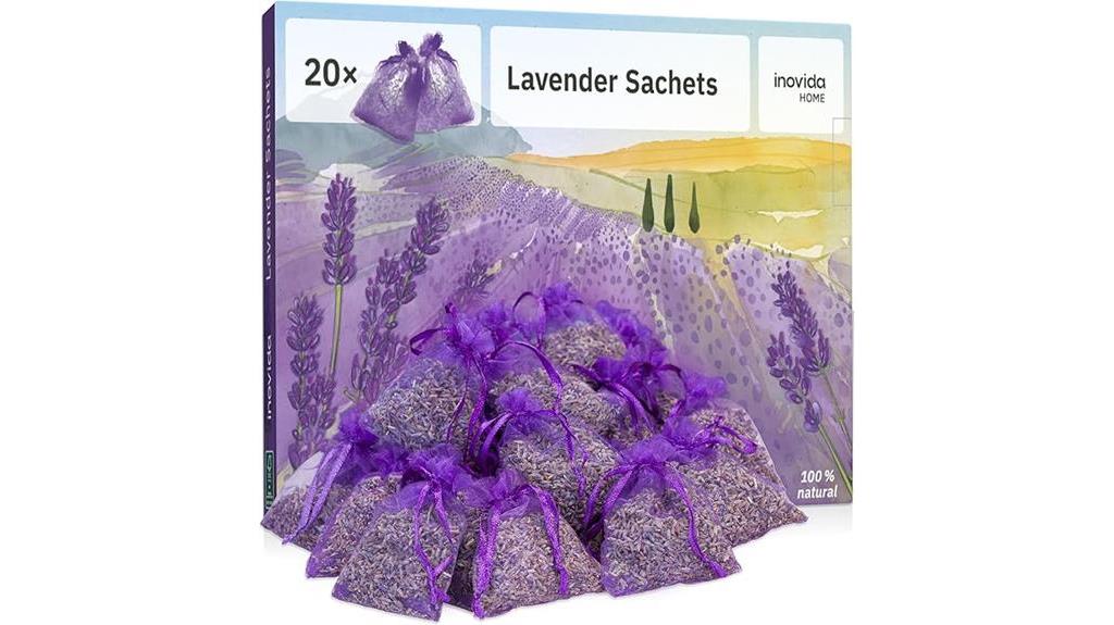 scented sachets with lavender