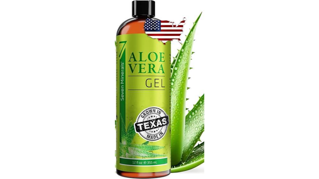 soothing organic aloe vera