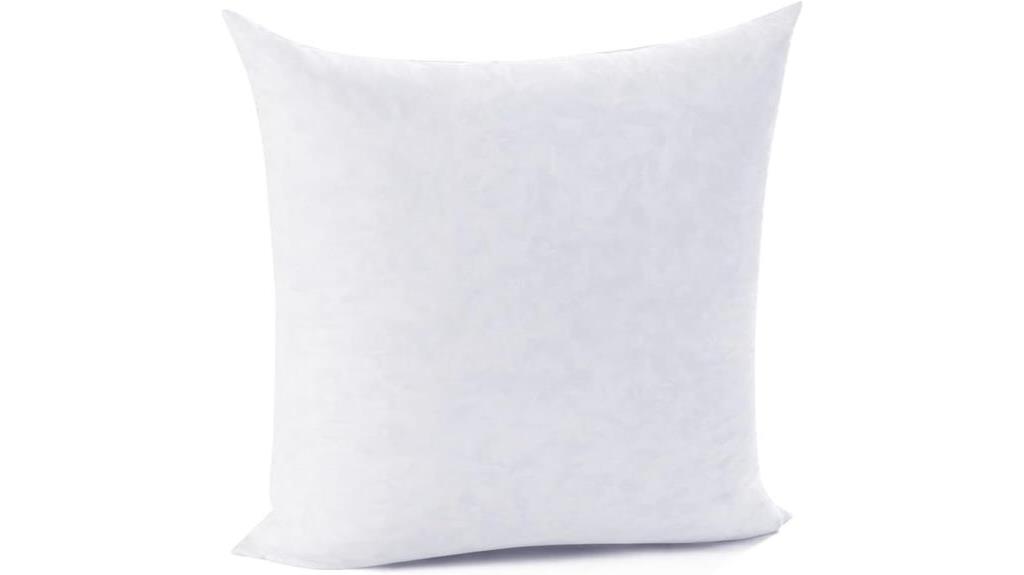 square throw pillow insert