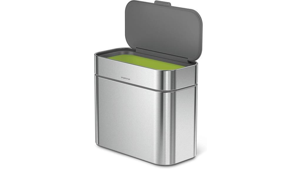 stylish stainless steel compost