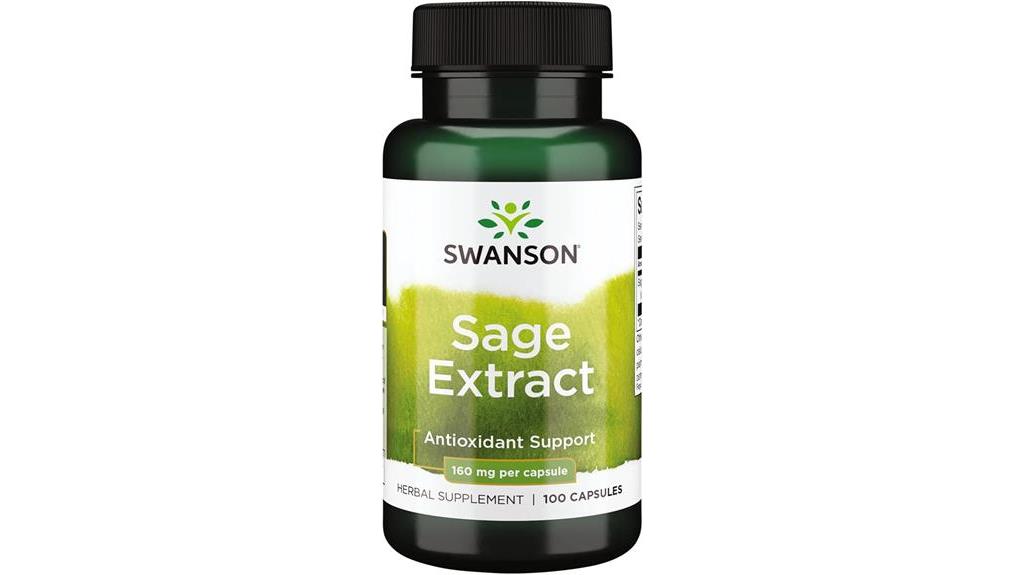 swanson sage extract capsules