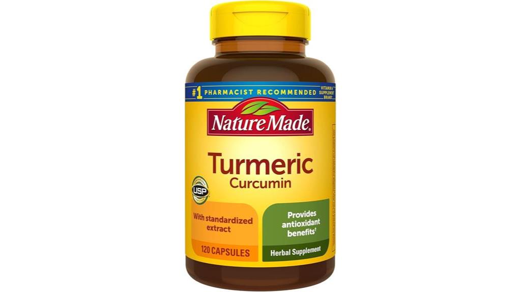 turmeric herbal supplement capsules