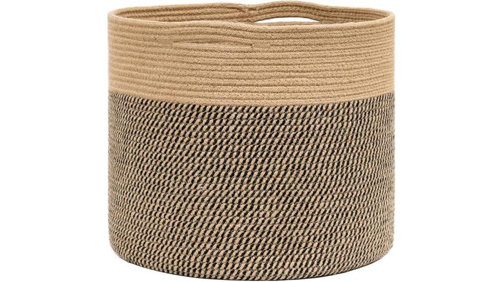 woven basket for organizing