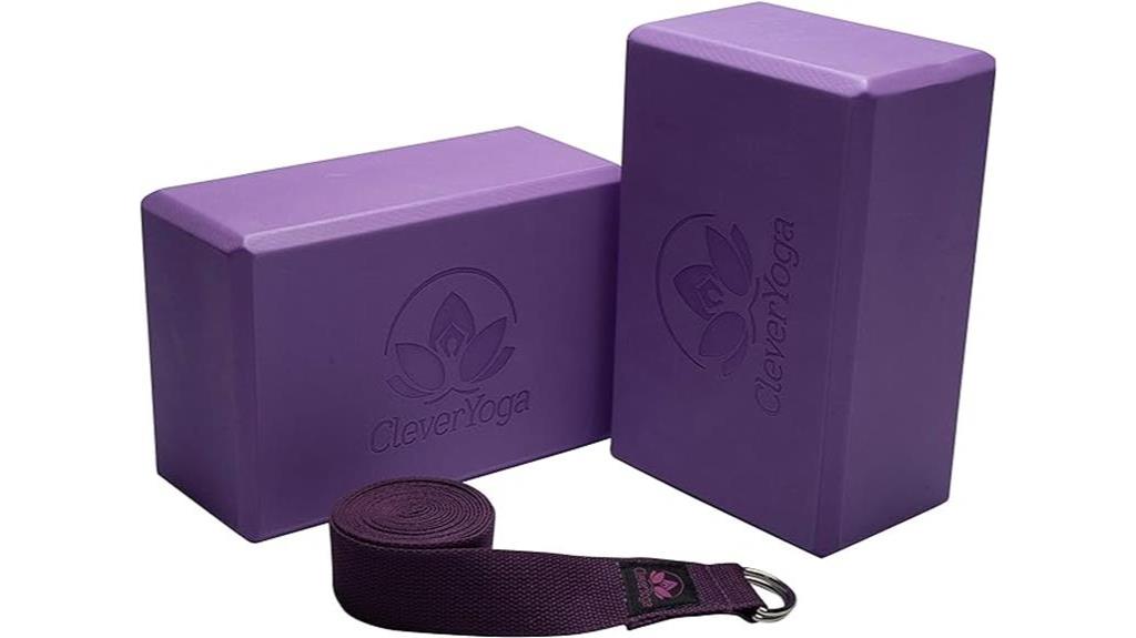 yoga blocks with strap