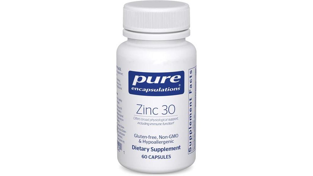 zinc supplement 30mg capsules