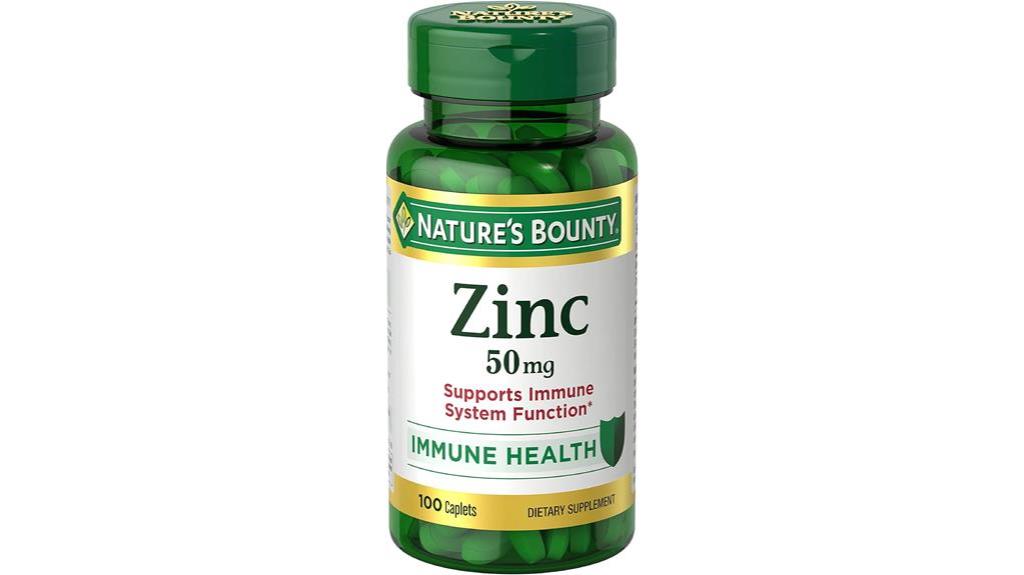 zinc supplement 50mg caplets