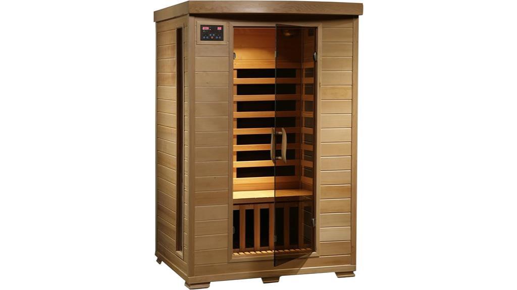 2 person hemlock infrared sauna