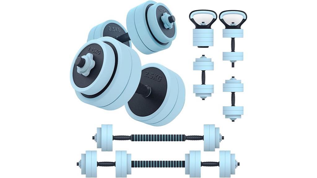 adjustable dumbbells with connector