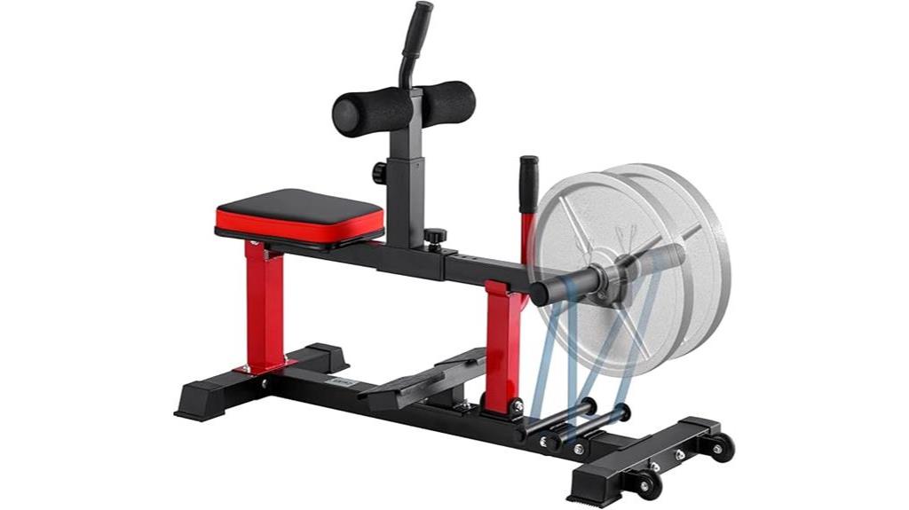 adjustable seated calf machine